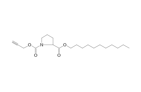 L-Proline, N-propargyloxycarbonyl-, undecyl ester