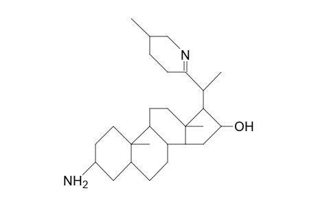 (25S)-3.beta.-Amino-22,26-epimino-5.alpha.-cholest-22(N)-en-16.alpha.-ol