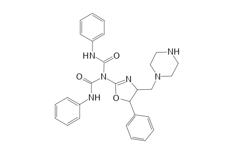 5-(Phenyl-4-piperazino)methyl-2-bis(phenylcarbamoyl)amino-2-oxazoline