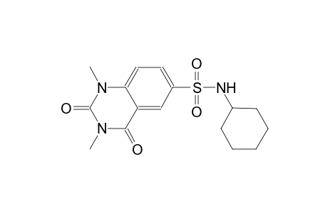 N-cyclohexyl-1,3-dimethyl-2,4-dioxo-1,2,3,4-tetrahydro-6-quinazolinesulfonamide