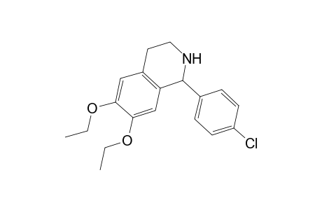 1-(4-Chlorophenyl)-6,7-diethoxy-1,2,3,4-tetrahydroisoquinoline