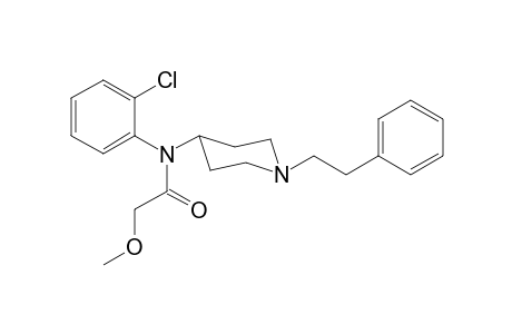 N-(2-Chlorophenyl)-2-methoxy-N-[1-(2-phenylethyl)piperidin-4-yl]acetamide