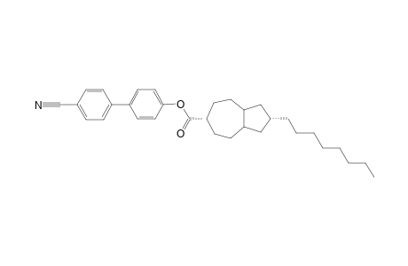 [PARA-(PARA-CYANOPHENYL)-PHENYL]-2-ALPHA-OCTYL-PERHYDRO-6-AZULENE-CARBOXYLATE