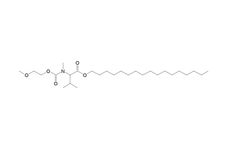 Valine, N-methyl-N-(2-methoxyethoxycarbonyl)-, heptadecyl ester