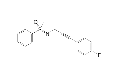 N-[3-(4-Fluorophenyl)prop-2-yn-1-yl]-S,S-methylphenyl sulfoximine