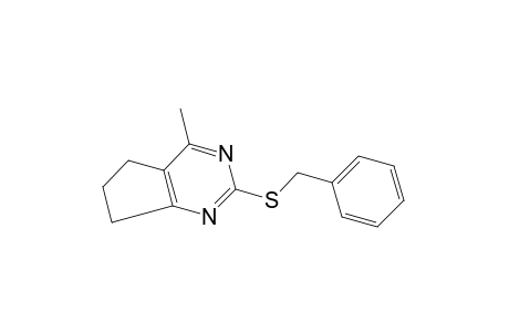 2-(BENZYLTHIO)-6,7-DIHYDRO-4-METHYL-5H-CYCLOPENTAPYRIMIDINE