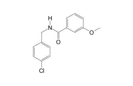 N-(4-chlorobenzyl)-3-methoxybenzamide