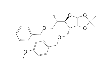 .beta.-L-Talofuranose, 3,5-dideoxy-3-[[(4-methoxyphenyl)methoxy]methyl]-5-methyl-1,2-o-(1-methylethylidene)-6-o-(phenylmethyl)-