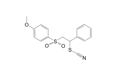 Thiocyanic acid, 2-[(4-methoxyphenyl)sulfonyl]-1-phenylethyl ester