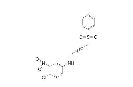 4-chloro-3-nitro-N-[4-(p-tolylsulfonyl)-2-butynyl]aniline