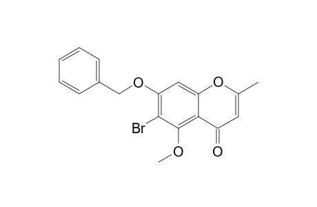 7-(Benzyloxy)-6-bromo-5-methoxy-2-methyl-4H-1-benzopyran-4-one