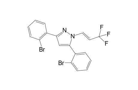 (E)-3,5-Bis(2-bromophenyl)-1-(3,3,3-trifluoroprop-1-en-1-yl)-1H-pyrazole