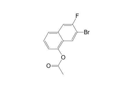 7-Bromo-6-fluoronaphthalen-1-yl acetate