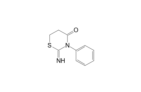 2-imino-3-phenyltetrahydro-4H-1,3-thiazin-4-one