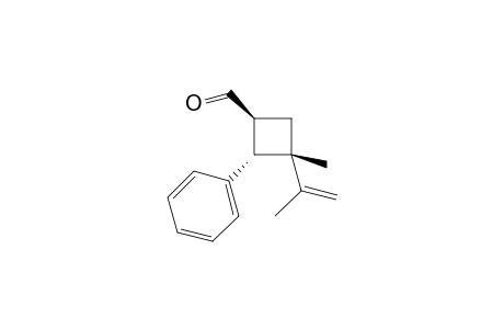 (1S,2S,3S)-3-Methyl-2-phenyl-3-(prop-1-en-2-yl)cyclobutane-1-carbaldehyde