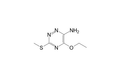 5-Ethoxy-3-(methylthio)-1,2,4-triazin-6-amine