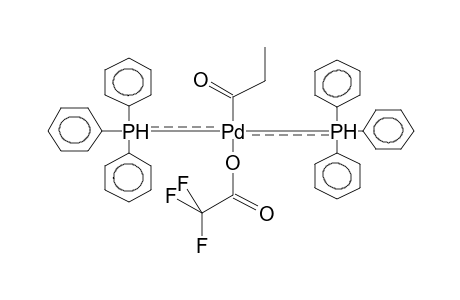 BIS(TRIPHENYLPHOSPHINE)PROPYONYLPALLADIUM TRIFLUOROACETATE (13CLABELLED)