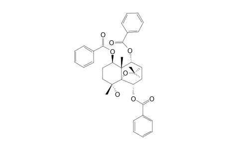 1-BETA,6-ALPHA,9-ALPHA-TRIBENZOYLOXY-4-ALPHA-HYDROXYL-BETA-DIHYDROAGAROFURAN