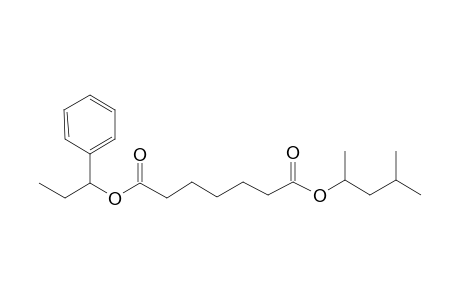 Pimelic acid, 4-methylpent-2-yl 1-phenylpropyl ester