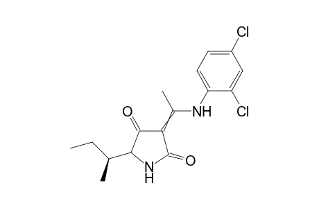 (5RS,6S)-5-sec-Butyl-3-[1-(2,4-dichlorophenyl)amino]ethylidene-1H-pyrrolidine-2,4-dione