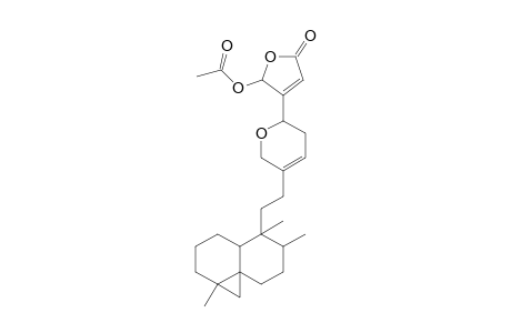 2(5H)-Furanone, 5-(acetyloxy)-4-[5-[2-(decahydro-1a,5,6-trimethylcyclopropa[d]naphthalen-5-yl)ethyl]-3,6-dihydro-2H-pyran-2-yl]-