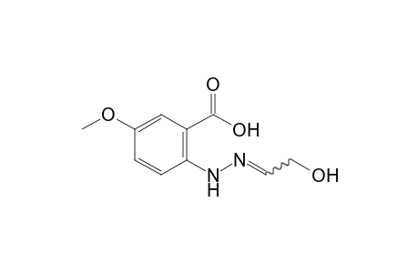 2-[2-(2-hydroxyethylidene)hydrazino]-5-methoxy-benzoic acid