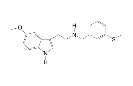 2-(5-Methoxy-1H-indol-3-yl)-N-(3-(methylthio)benzyl)ethanamine