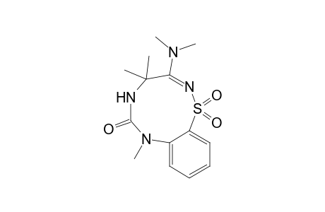 3-(DIMETHYLAMINO)-4,5,6,7-TETRAHYDRO-4,4,7-TRIMETHYL-1,2,5,7-BENZOTHIATRIAZONIN-6-ON-1,1-DIOXIDE