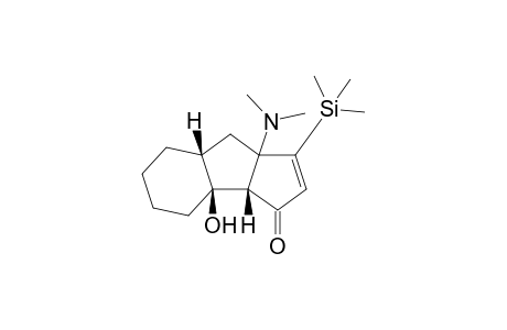 (3bS,3aS,7aR)-8a-(Dimethylamino)-3b-hydroxy-1-[trimethylsilyl]-3b,4,5,6,7,7a,8,8a-octahydro-3aH-cyclopenta[a]inden-3-one