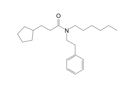 3-Cyclopentylpropionamide, N-(2-phenylethyl)-N-hexyl-