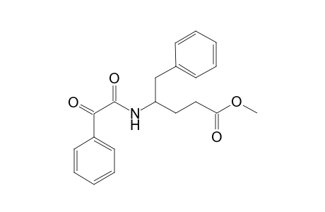 Methyl N-(phenylglyoxyl)-4-amino-4-benzylbutanoate