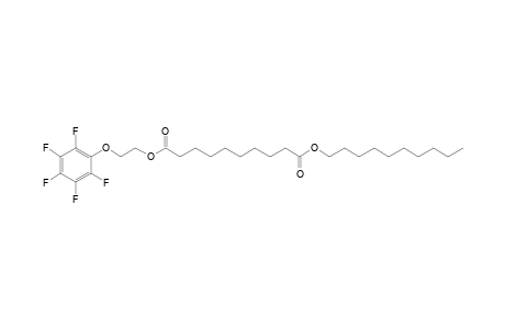 Sebacic acid, decyl 2-(pentafluorophenoxy)ethyl ester