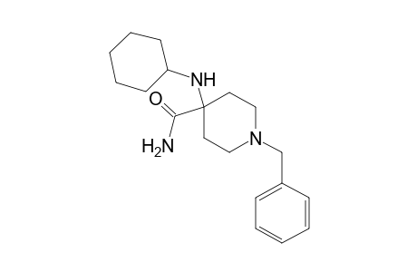 1-BENZYL-4-(CYCLOHEXYLAMINO)ISONIPECOTAMIDE