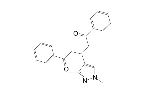 3-(1,3-dimethyl-1H-pyrazol-4-yl)-1,5-diphenyl-1,5-pentanedione