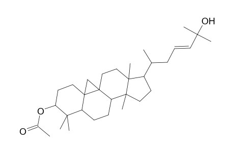 9,19-Cyclolanost-23-ene-3,25-diol, 3-acetate, (3.beta.,23E)-