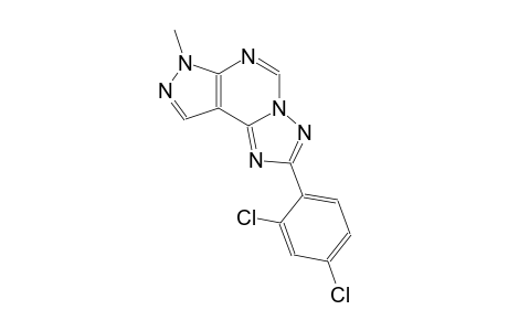 2-(2,4-dichlorophenyl)-7-methyl-7H-pyrazolo[4,3-e][1,2,4]triazolo[1,5-c]pyrimidine