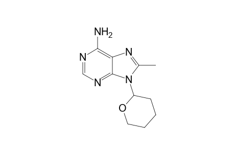6-Amino-8-methyl-9-(tetrahydropyran-2-yl)purine