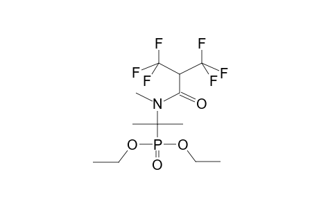 O,O-DIETHYL-2-(N-ALPHA-HYDROHEXAFLUOROISOBUTYRYL-N-METHYLAMINO)PROP-2-YLPHOSPHONATE