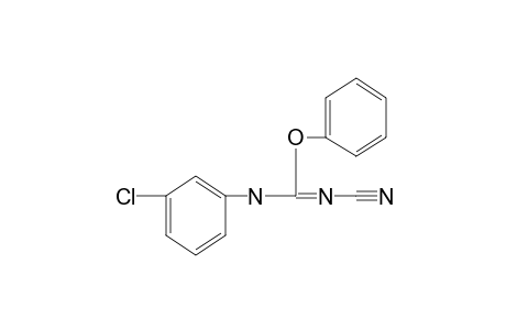 3-(m-chlorophenyl)-1-cyano-2-phenylpseudourea