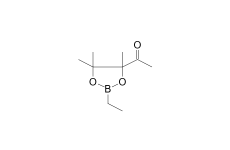 1-(2-Ethyl-4,5,5-trimethyl-1,3,2-dioxaborolan-4-yl)ethanone