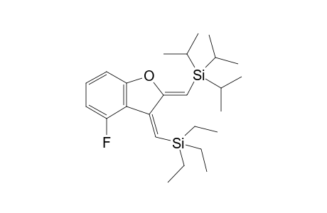 2-(Z)-Triisopropylsilylmethylidene-3-(Z)-triethylsilylmethylidene-4-fluoro-2,3-dihydrobenzofuran