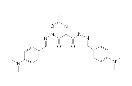 2-Acetamidomalonic acid bis(N'-[4-(dimethylamino)benzylidene]hydrazide)