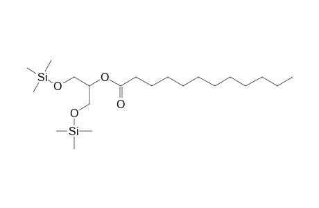 Dodecanoic acid, 2-[(trimethylsilyl)oxy]-1-[[(trimethylsilyl)oxy]methyl]ethyl ester