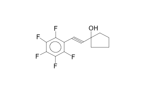 1-[2-(2,3,4,5,6-pentafluorophenyl)ethynyl]-1-cyclopentanol