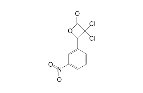 3,3-DICHLORO-4-(m-NITROPHENYL)-2-OXETANONE