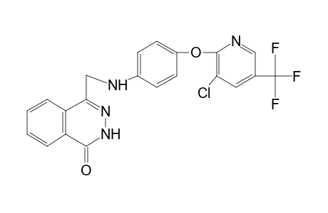 4-{{p-{[3-CHLORO-5-(TRIFLUOROMETHYL)-2-PYRIDYL]OXY}ANILINO}METHYL}-1(2H)-PHTHALAZINONE