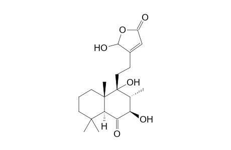 SIBIRICINONE-A;7-BETA,9-ALPHA,16-ZETA-TRIHYDROXY-6,15-DIOXOLABD-13-EN-13,16-OLIDE