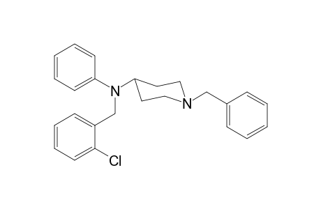 N-(2-Chlorophenylmethyl)-N-phenyl-1-(phenylmethyl)piperidin-4-amine