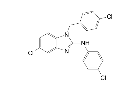 2-[N'-(p-Chlorophenylamino]-1-N(1)-(p-chlorobenzyl)-5-chlorobenzimidazole