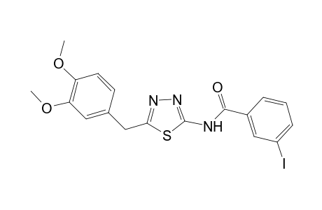 3-iodo-N-(5-veratryl-1,3,4-thiadiazol-2-yl)benzamide